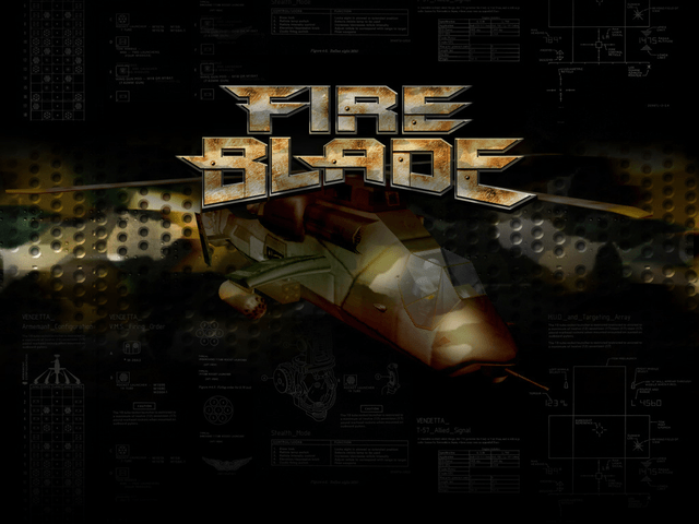 Fire Blade title screen for Xbox